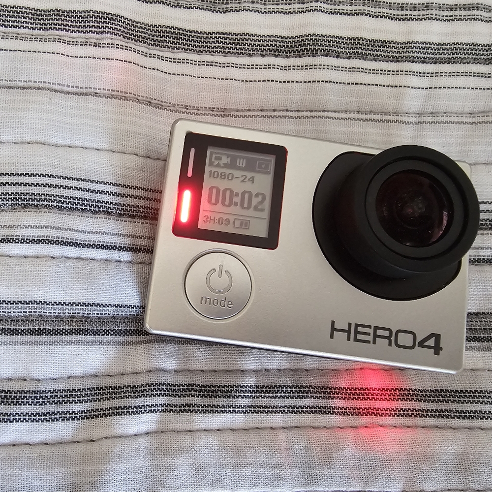 GoPro Silver Digital Camera with High-Quality Video and Compact Design